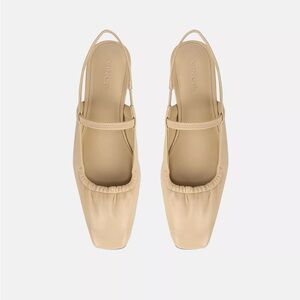 Vince Venice Leather Slingback Flat